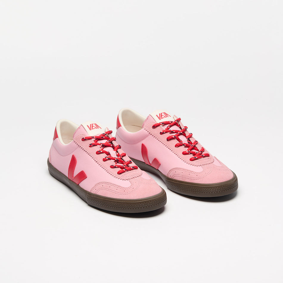 veja sneakers volley organic-leather pink vo2021182 Top view