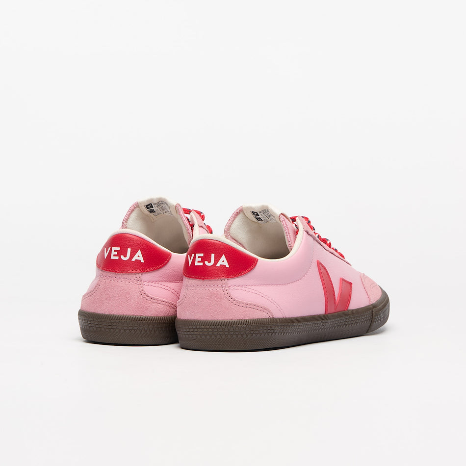 veja sneakers volley organic-leather pink vo2021182 Back view