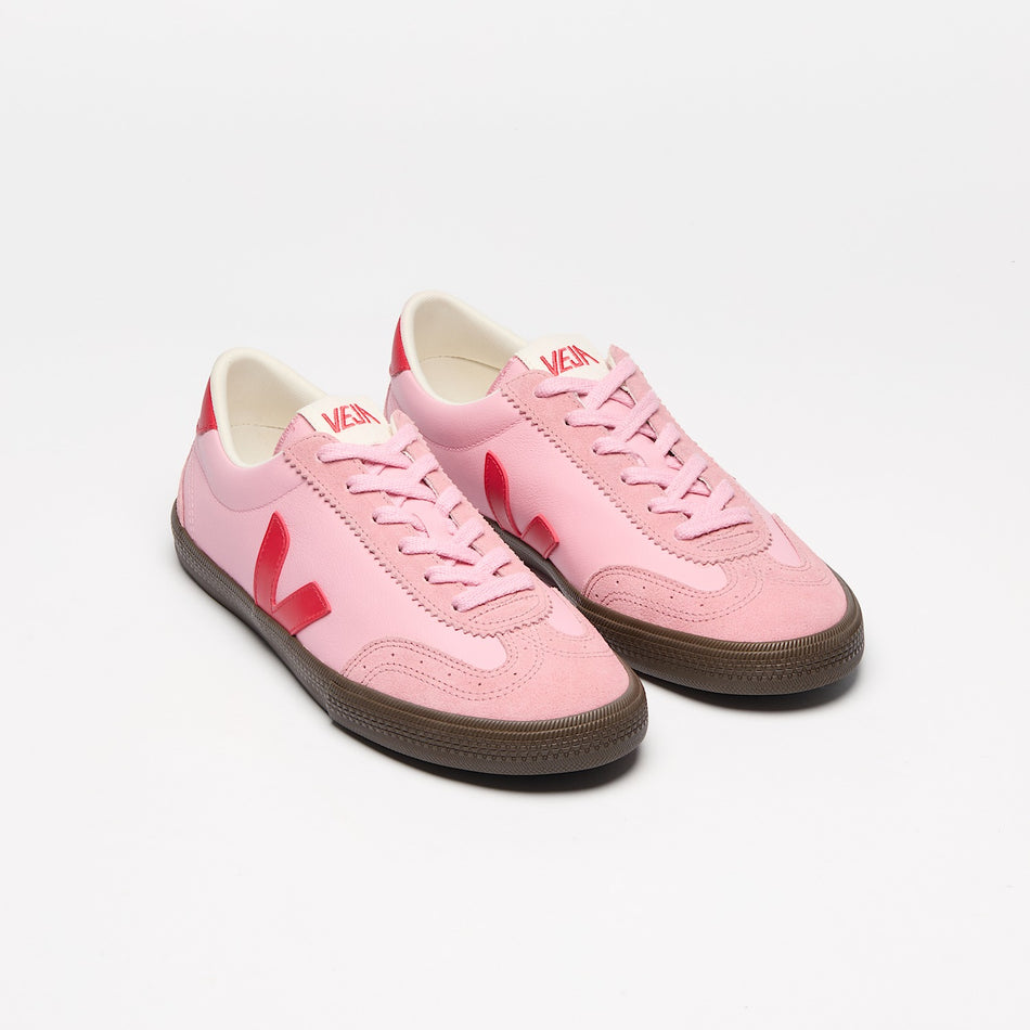 veja sneakers volley organic-leather pink vo2021182 Top view