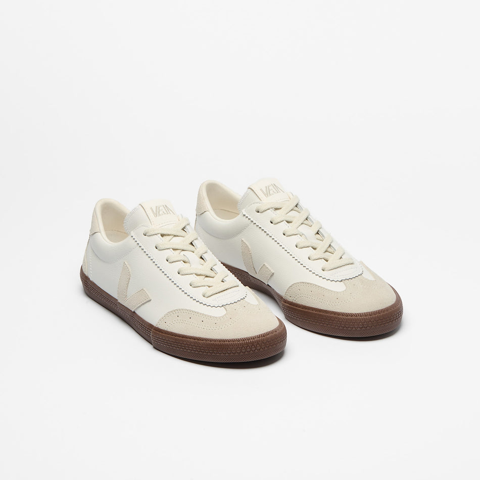 veja sneakers volley organic-leather white vo2021383 Top view