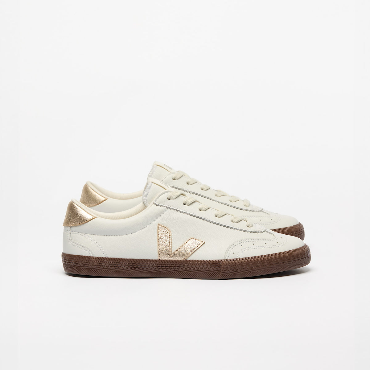 veja sneakers volley organic-leather white vo2021413 Lateral view