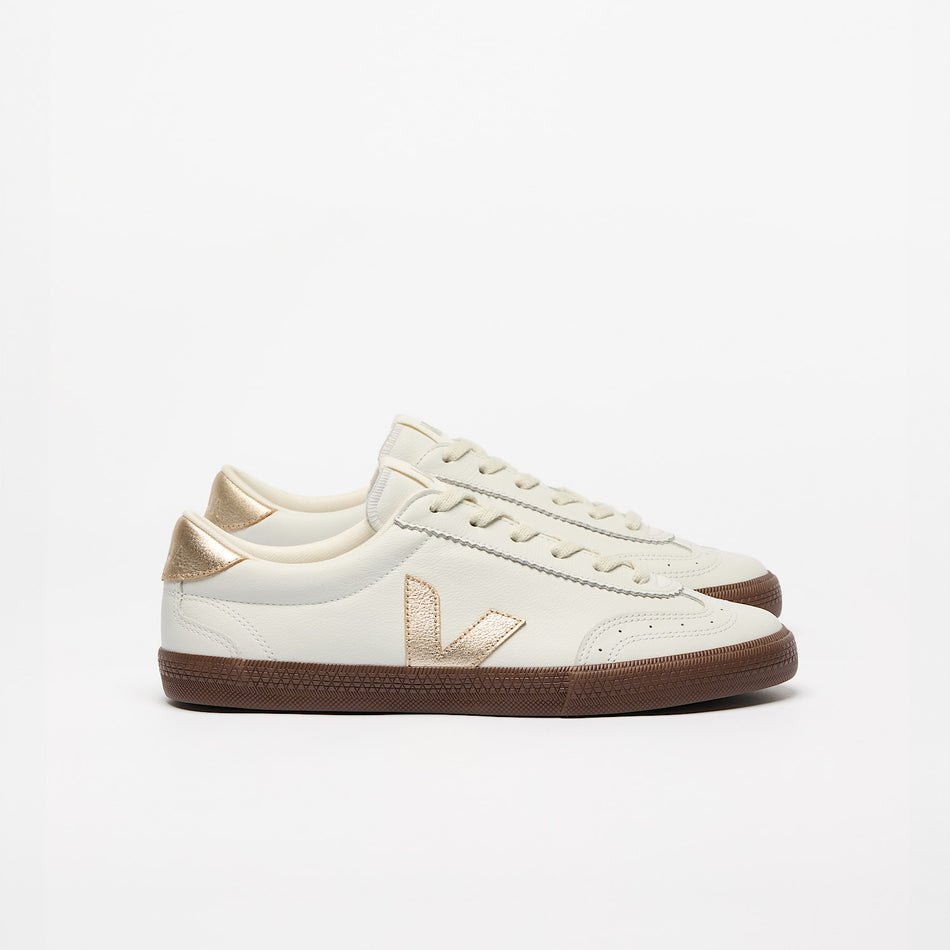 veja sneakers volley organic-leather white vo2021413 Lateral view