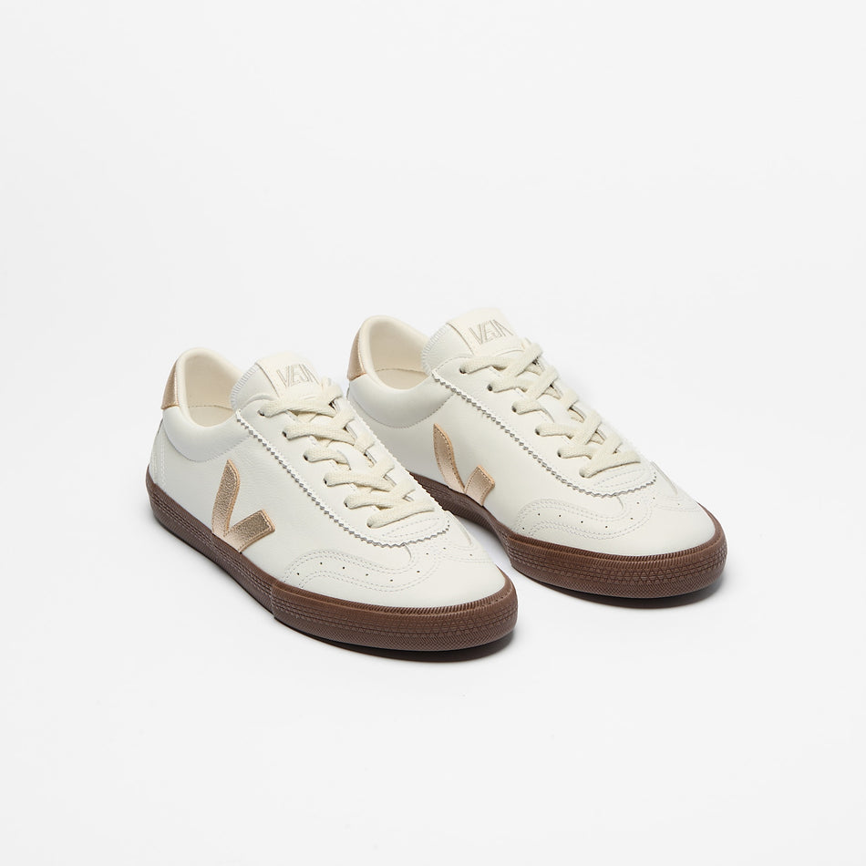 veja sneakers volley organic-leather white vo2021413 Top view