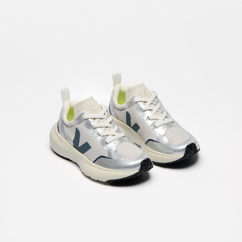 veja sneakers small-canary-light mesh grey yl1820623 top view