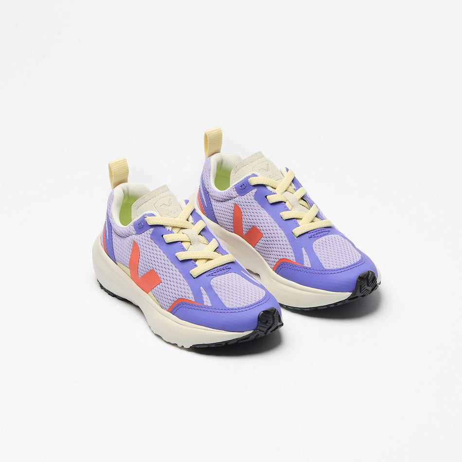veja sneakers small-canary-light mesh purple yl1821795 top view